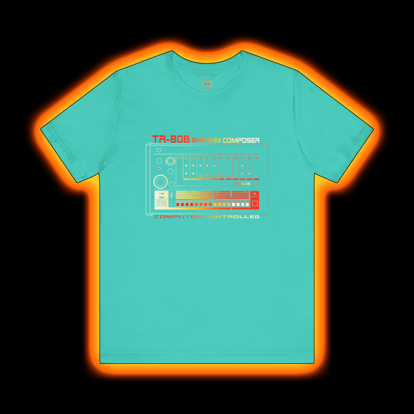 Rhythm Composer TR-808 (Roland 808 Drum Machine) - Vintage Voltage T-Shirt