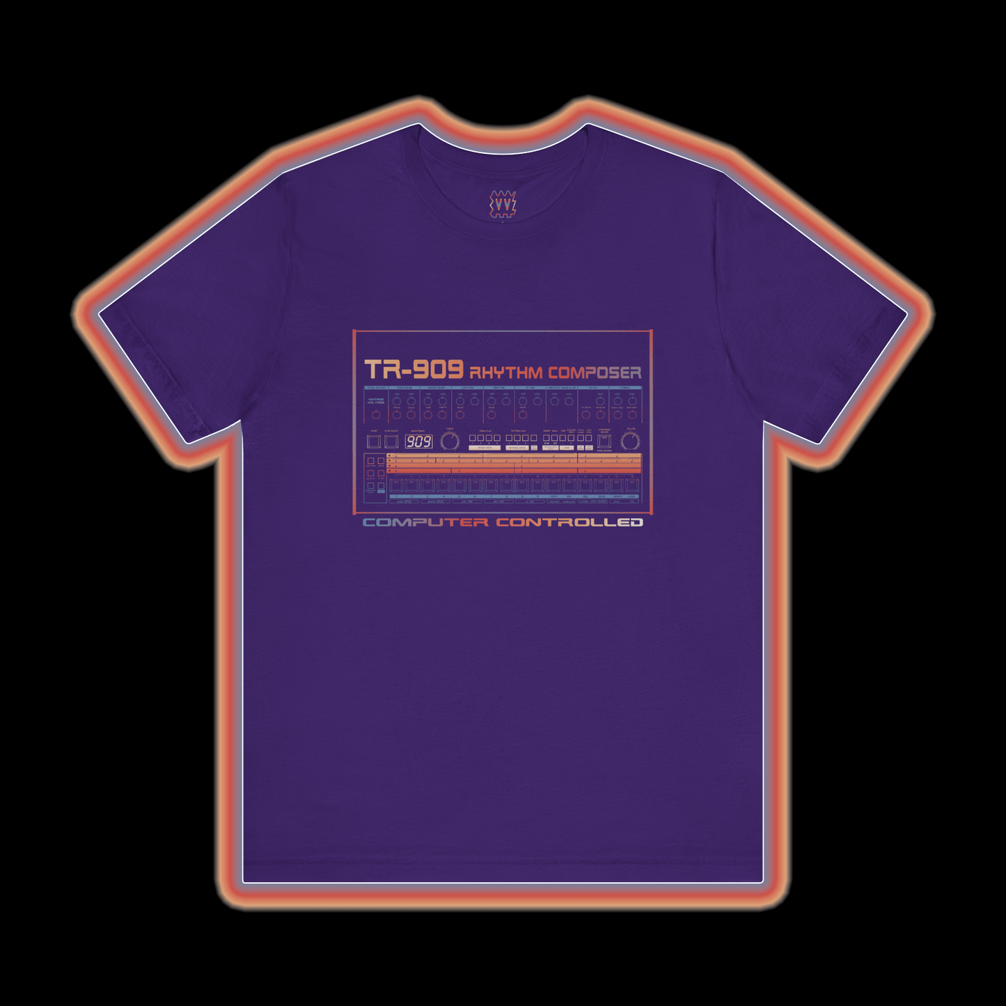 Rhythm Composer TR-909 (Roland 909) - Vintage Voltage T-Shirt