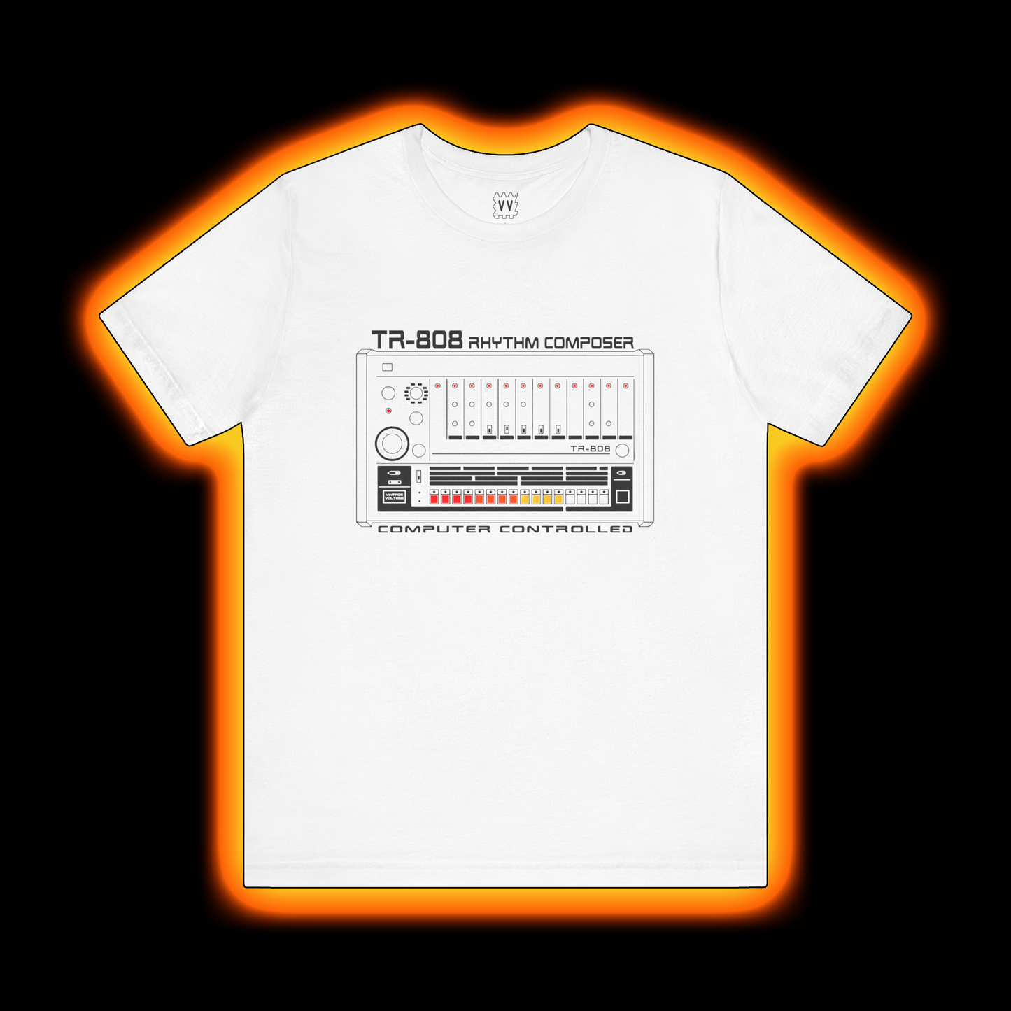 Rhythm Composer TR-808 (Roland 808 Drum Machine) - Vintage Voltage T-Shirt