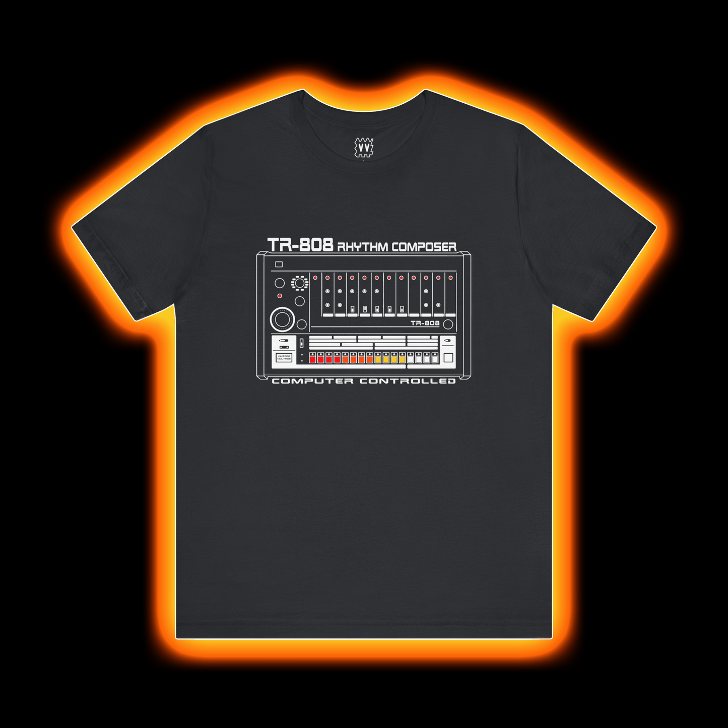 Rhythm Composer TR-808 (Roland 808 Drum Machine) - Vintage Voltage T-Shirt