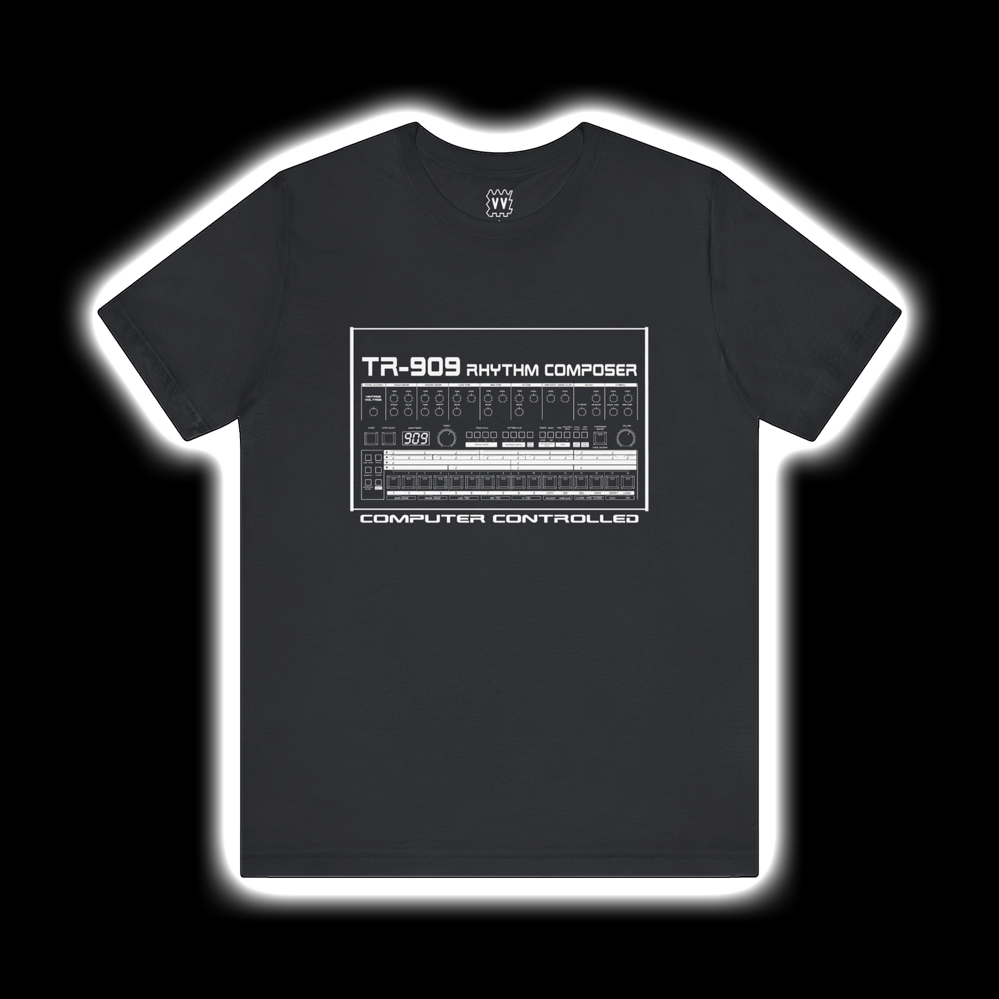 Rhythm Composer TR-909 (Roland 909) - Vintage Voltage T-Shirt