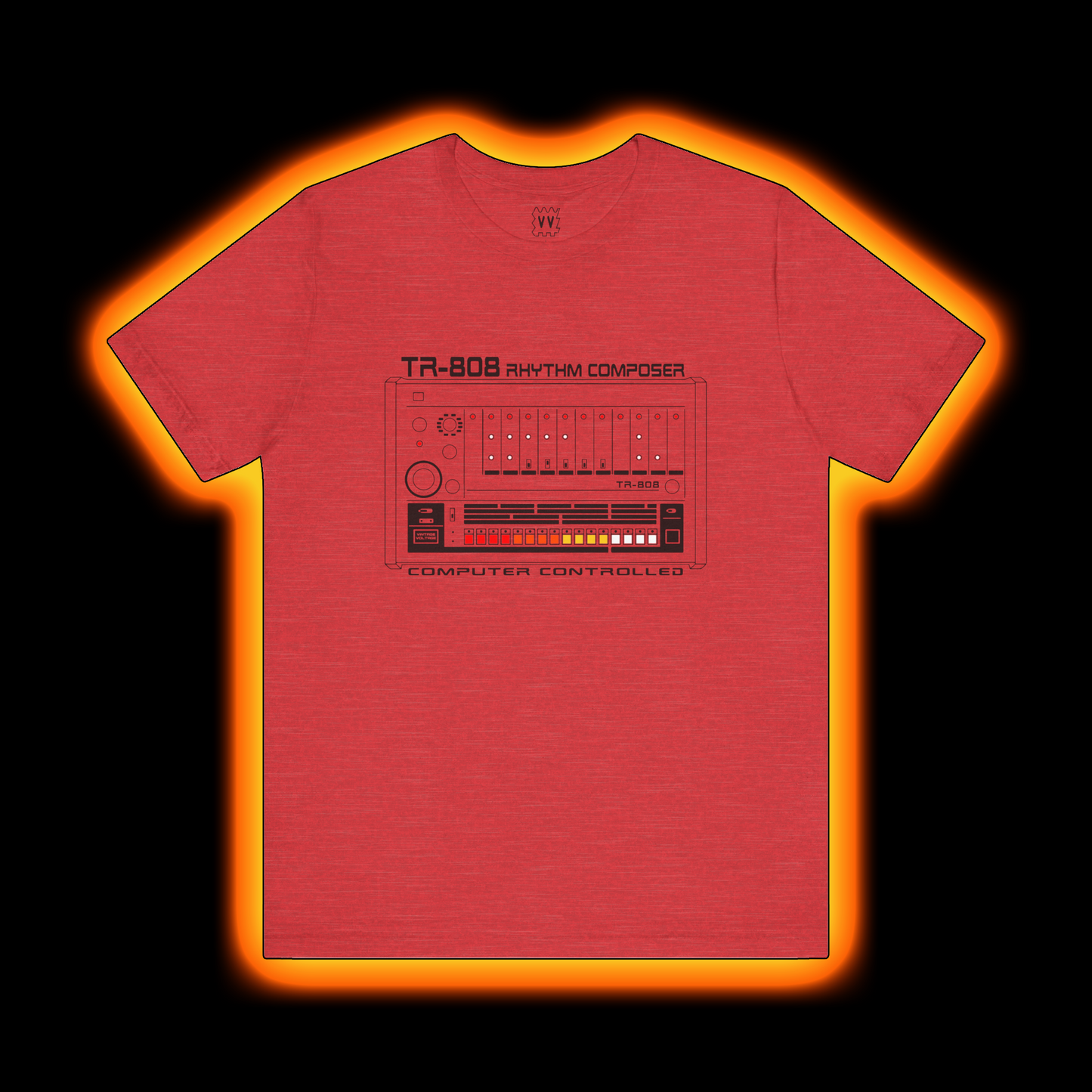 Rhythm Composer TR-808 (Roland 808 Drum Machine) - Vintage Voltage T-Shirt