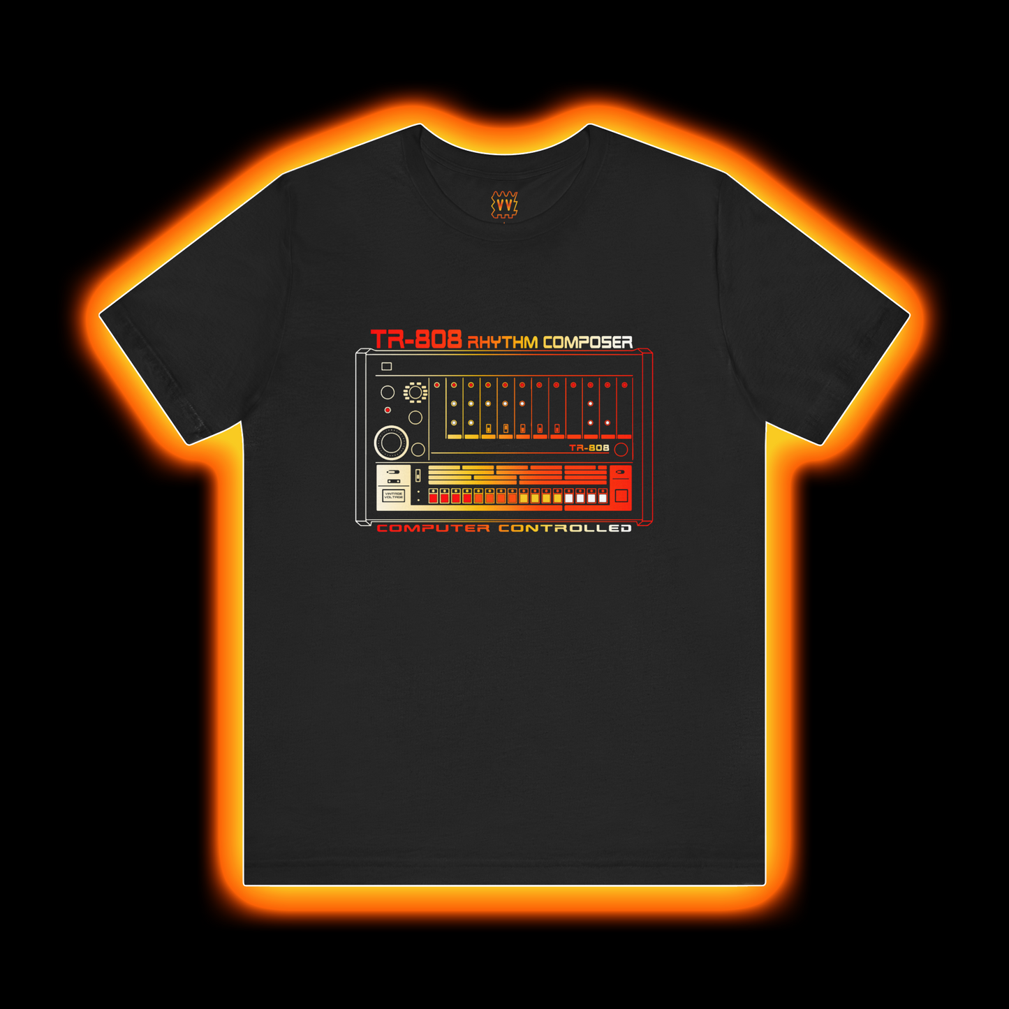 Rhythm Composer TR-808 (Roland 808 Drum Machine) - Vintage Voltage T-Shirt